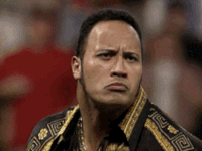 Stop What You're Doing And Look At The Rock's Eyebrow.gif