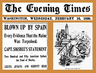 18980216_Blown_Up_By_Spain_-_USS_Maine_-_The_Evening_Times_(Washington,_D.C.).jpg